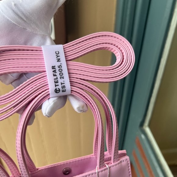 Brand new 100% authentic Telfar Small Pink Shopping Bag-3 - Picture 3 of 6